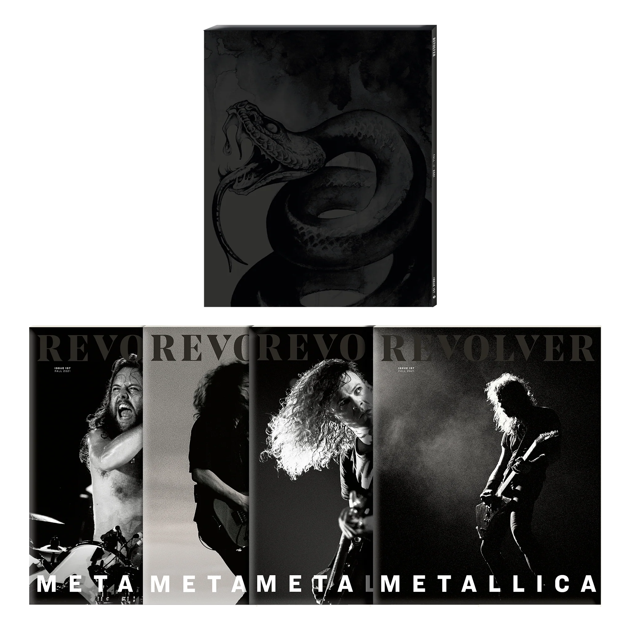 REVOLVER x METALLICA FALL 2021 ISSUE HAND-NUMBERED SLIPCASE WITH ERIC WOLFE SAHLSTEN SCREEN PRINT - EXCLUSIVE - LTD. 200 - Image 3