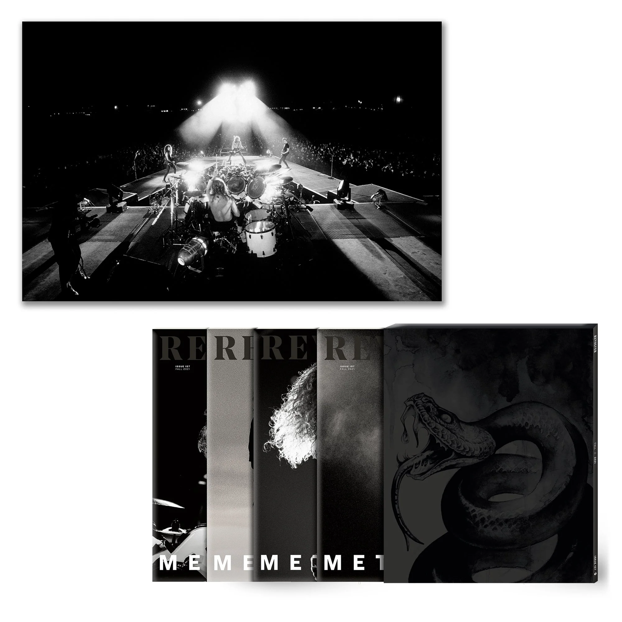 REVOLVER x METALLICA FALL 2021 ISSUE HAND-NUMBERED SLIPCASE WITH ROSS HALFIN POSTER - ONLY 200 AVAILABLE - Image 3