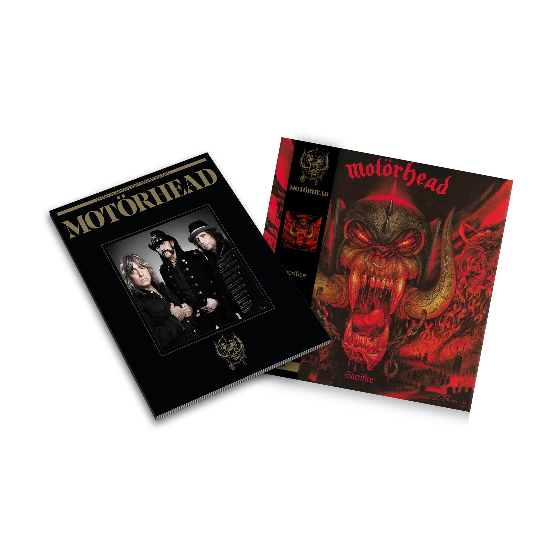 MOTÖRHEAD 'SACRIFICE' COLOR SWIRL LP + REVOLVER SPECIAL COLLECTOR'S EDITION MAGAZINE - Image 2