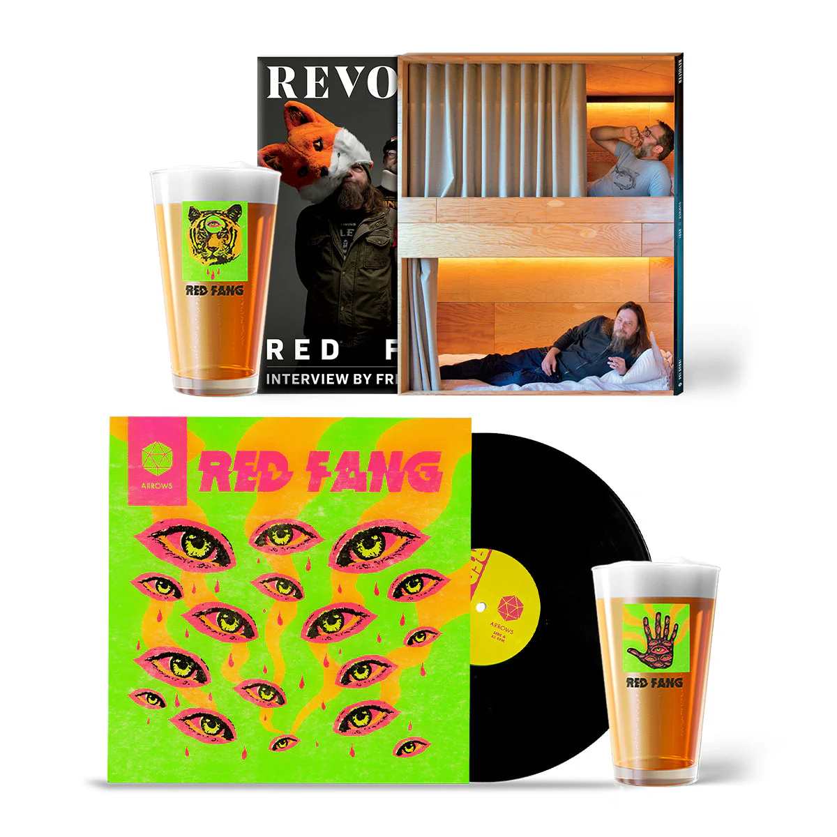 REVOLVER x RED FANG SUMMER 2021 ISSUE SLIPCASE & EXCLUSIVE BEER PINTS BUNDLE - EXCLUSIVE - LTD. 250