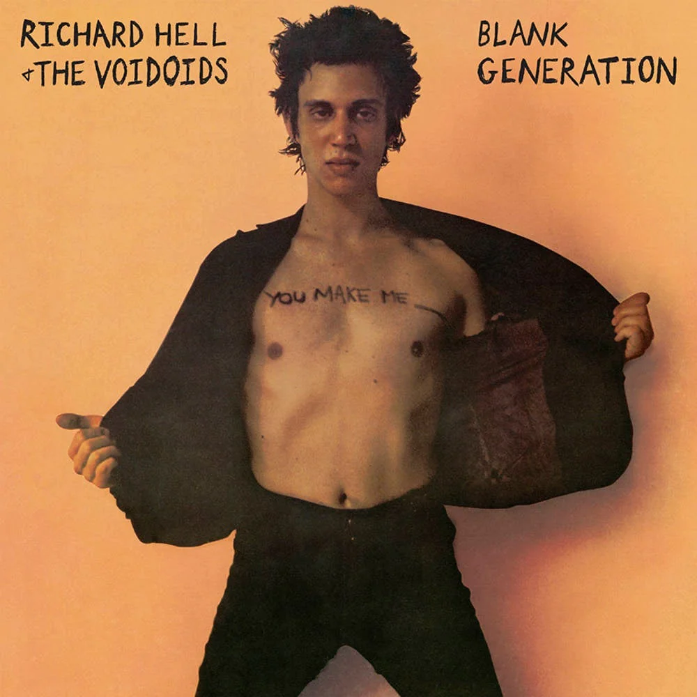 RICHARD HELL & THE VOIDOIDS 'BLANK GENERATION' LP - TRANSLUCENT BLUE