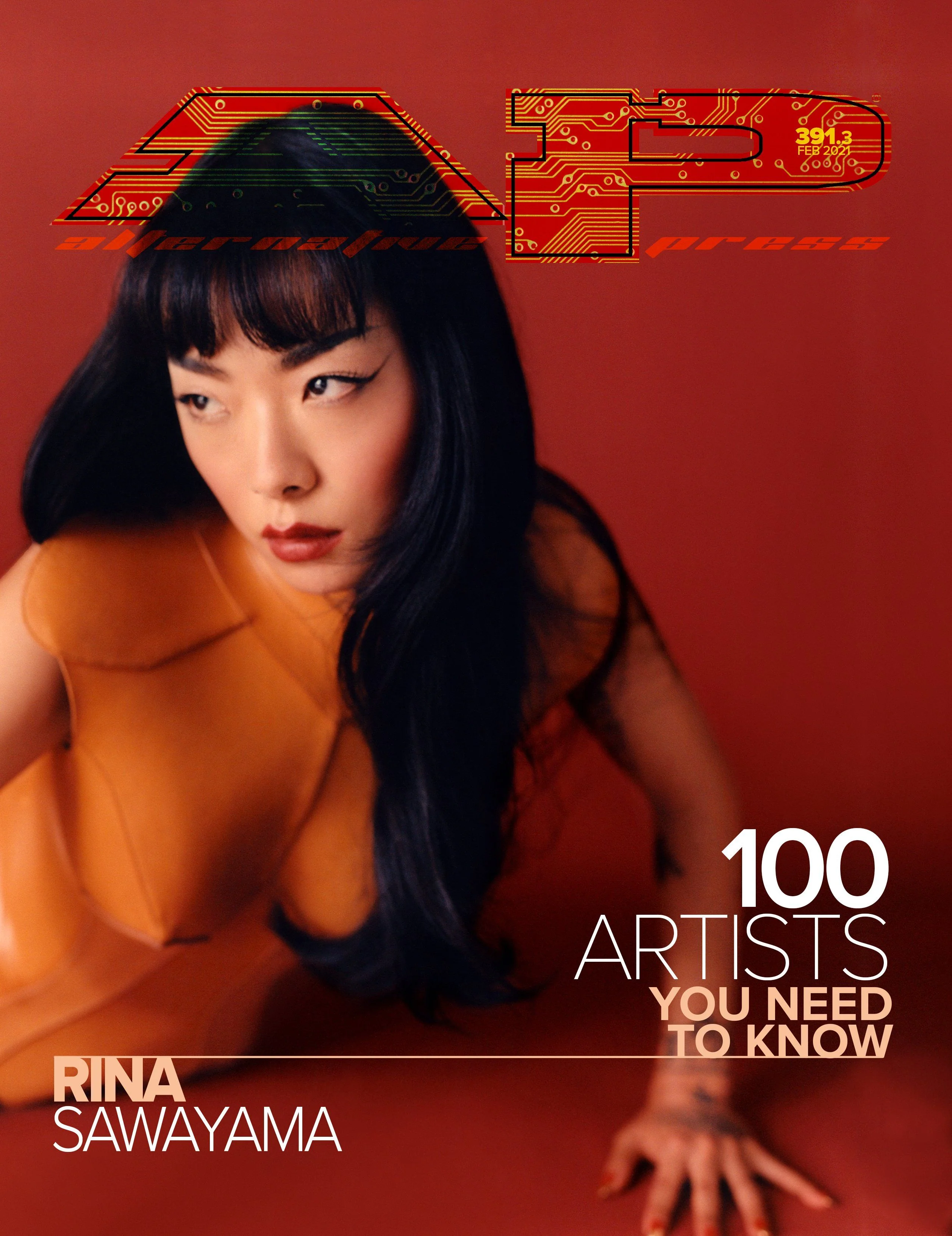 ALTERNATIVE PRESS FEBRUARY 2021 ISSUE 391 VERSION 3 FEATURING RINA SAWAYAMA