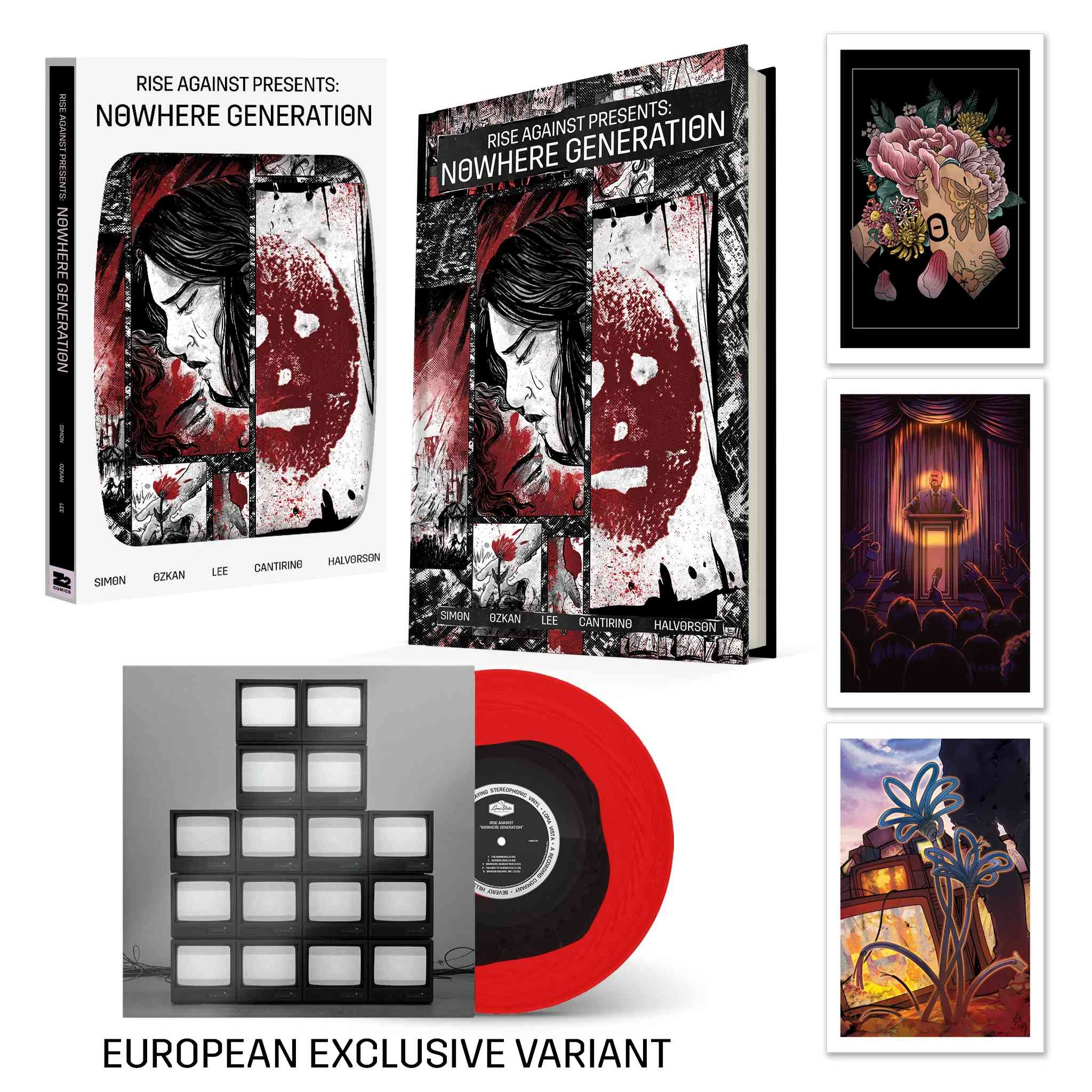 RISE AGAINST PRESENTS: NOWHERE GENERATION DELUXE EDITION BOOK WITH VINYL - Image 8