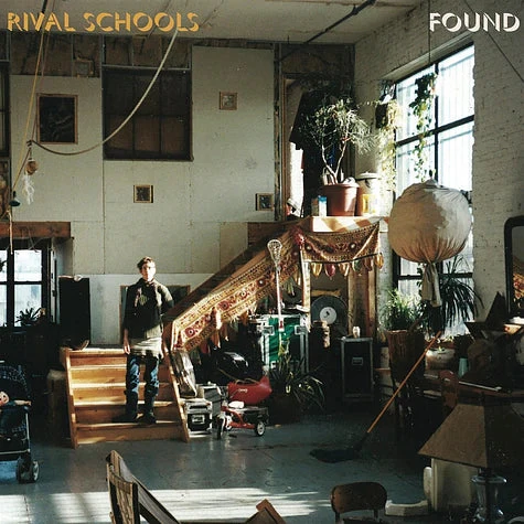 RIVAL SCHOOLS 'FOUND' LP - AMBER GLITTER
