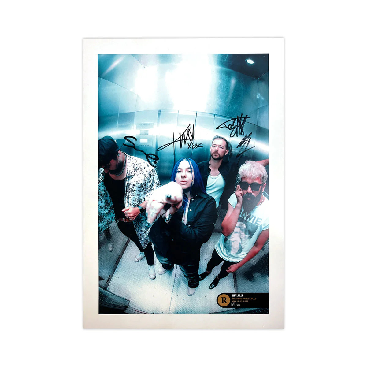 RIVALS X WELCOME TO ROCKVILLE 2023 SIGNED POSTER - EXCLUSIVE - LTD.