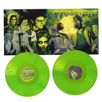 ROB ZOMBIE PRESENTS THE LAST MAN ON EARTH SOUNDTRACK 2LP - NEON GREEN/BLUE SMOKE - Image 2