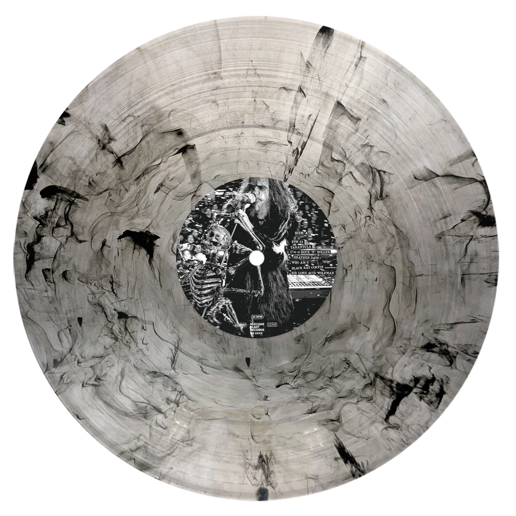 ROB ZOMBIE ‘THE GREAT SATAN’ LP - EXCLUSIVE - LTD. 1000 - CLEAR/BLACK SMOKE - Image 4