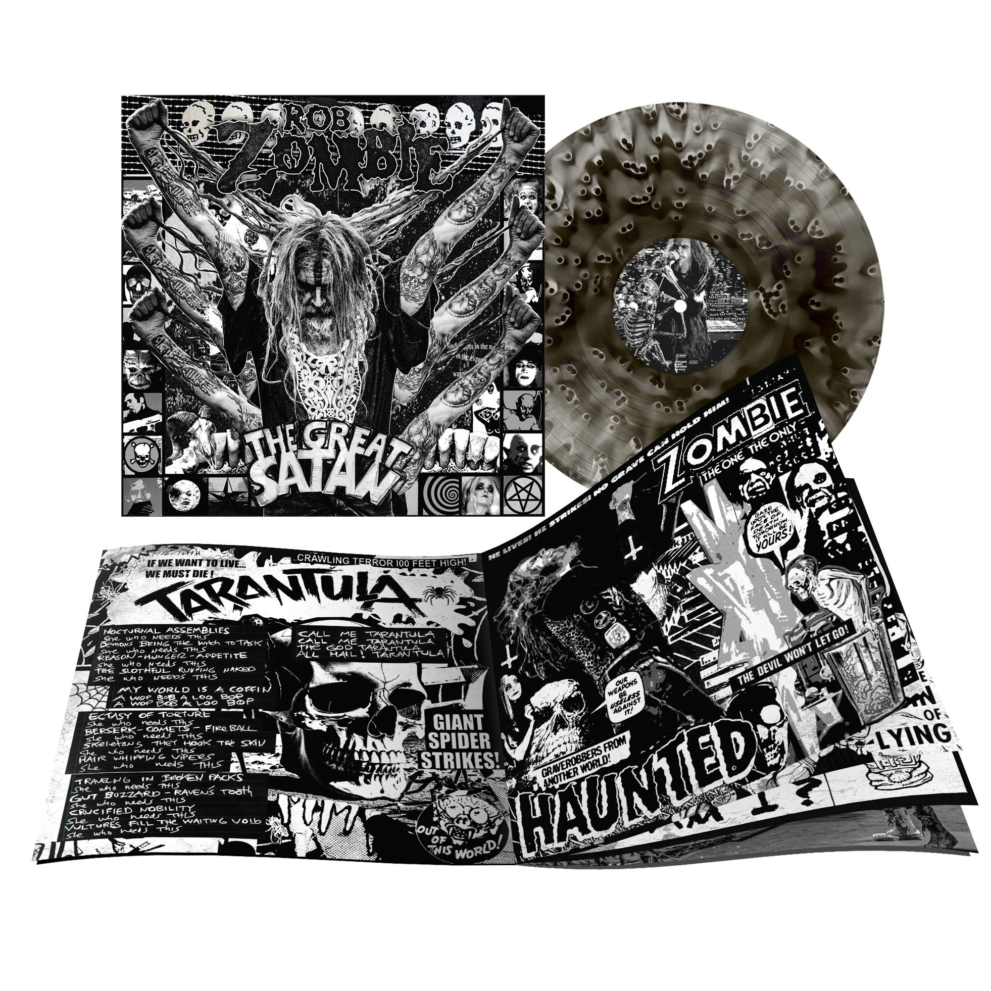 ROB ZOMBIE ‘THE GREAT SATAN’ LP - GHOSTLY BLACK