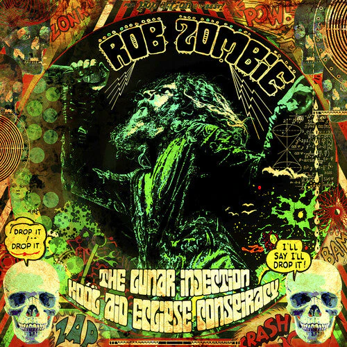 ROB ZOMBIE 'THE LUNAR INJECTION KOOL AID ECLIPSE CONSPIRACY' LP - BLUE/BOTTLE GREEN/BLACK/SPLATTER - Image 2