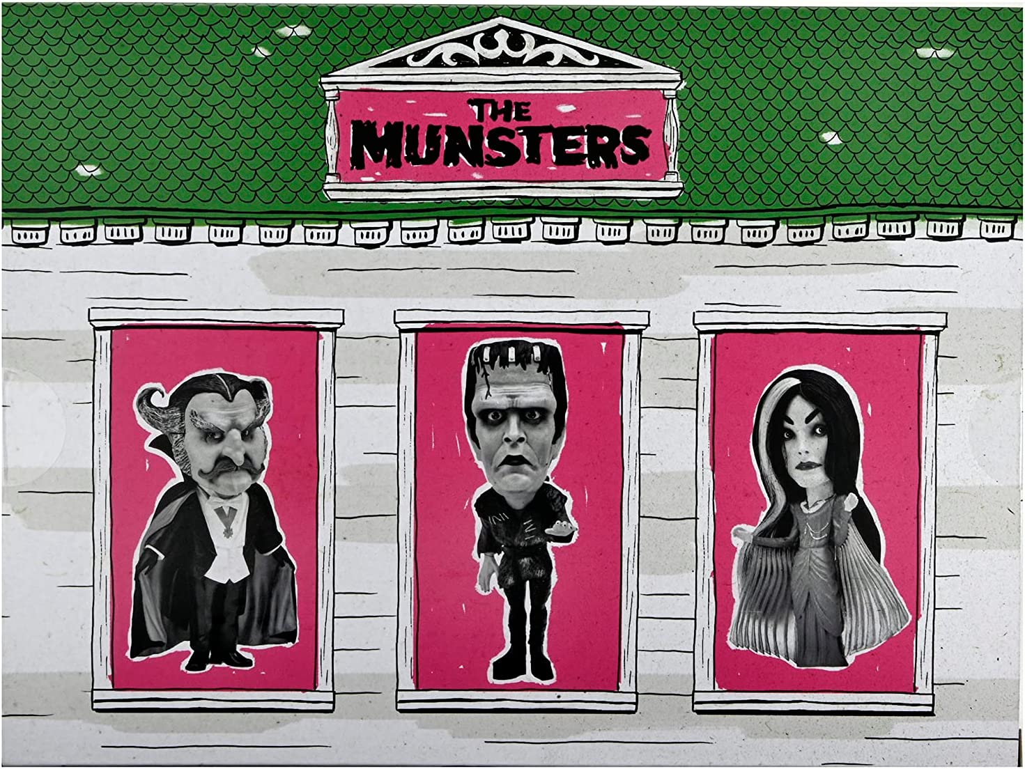 ROB ZOMBIE'S THE MUNSTERS - LITTLE BIG HEAD 3 PACK - NECA CLOTHED FIGURES - Image 3