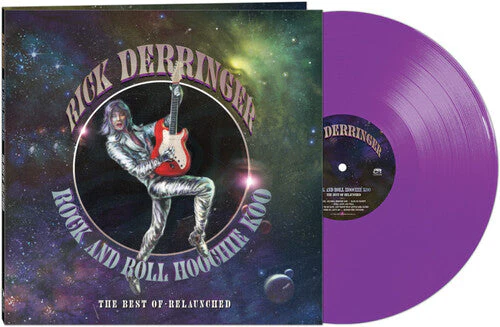 RICK DERRINGER 'ROCK & ROLL HOOCHIE KOO - BEST OF RELAUNCHED' LP - PURPLE