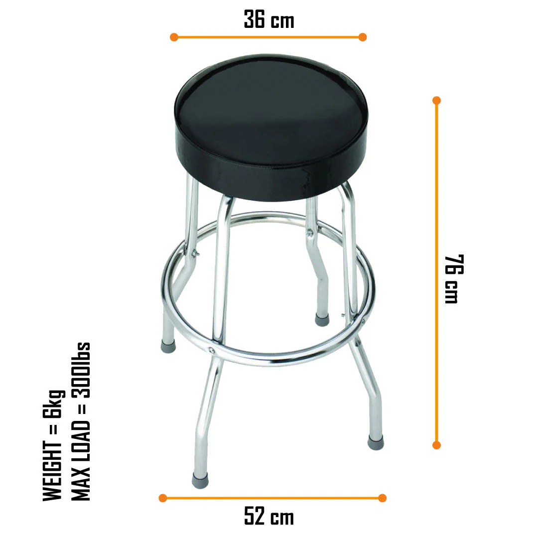 ROCKSAX MARILYN MANSON BAR STOOL - RED LIPS - Image 3