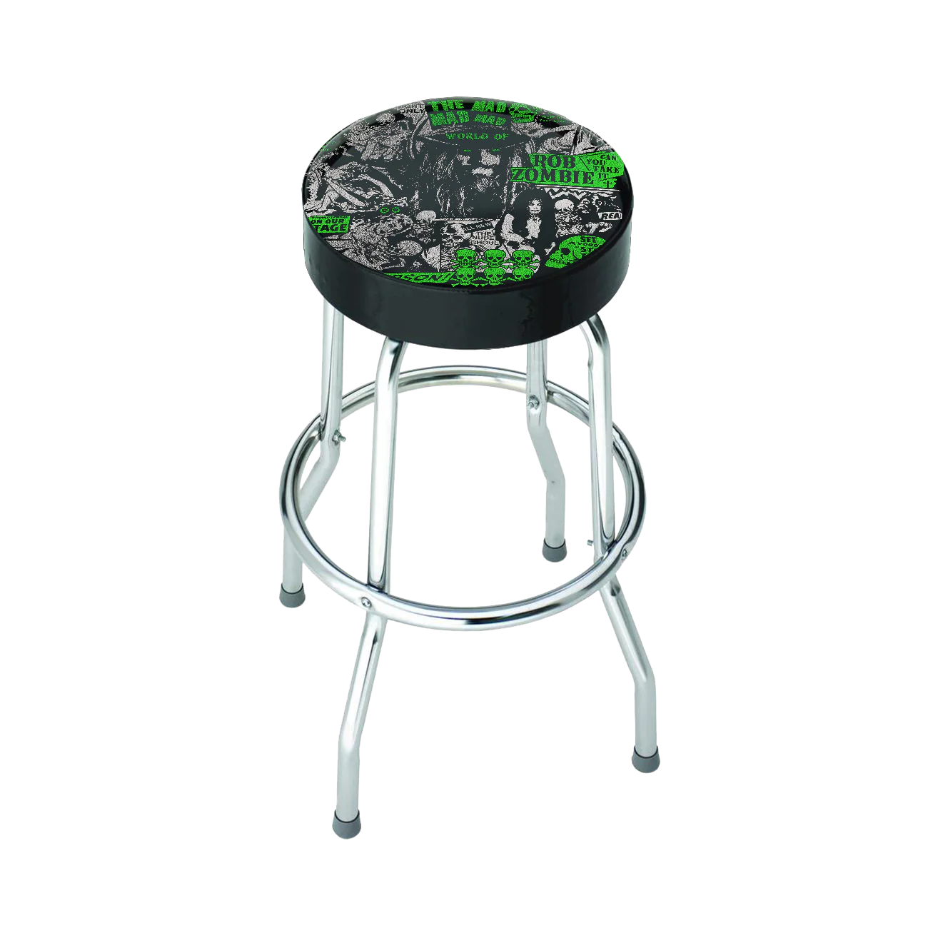 ROCKSAX ROB ZOMBIE BAR STOOL - MAD MAD WORLD