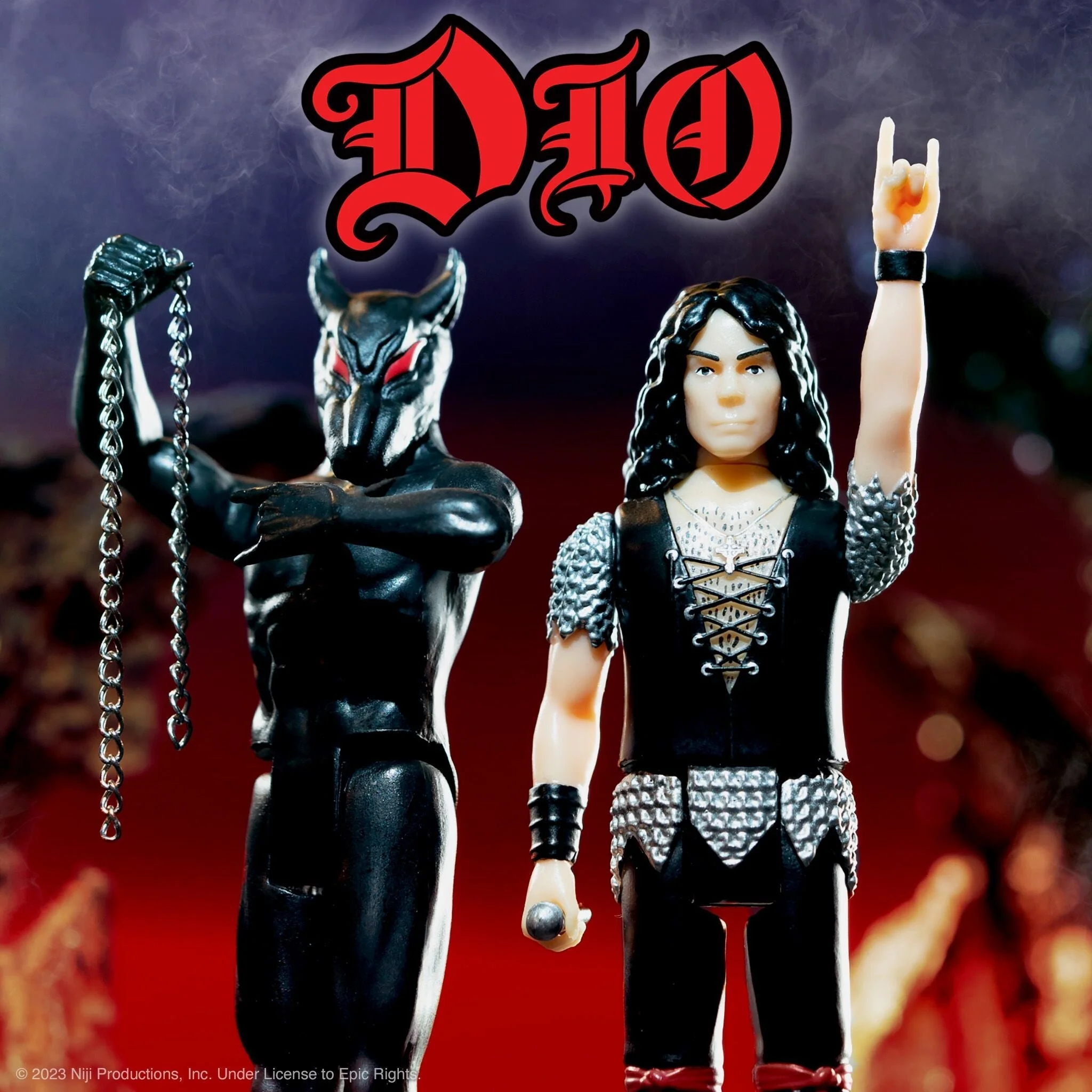 RONNIE JAMES DIO AND MURRAY WAVE 1 REACTION FIGURE SET - Image 4