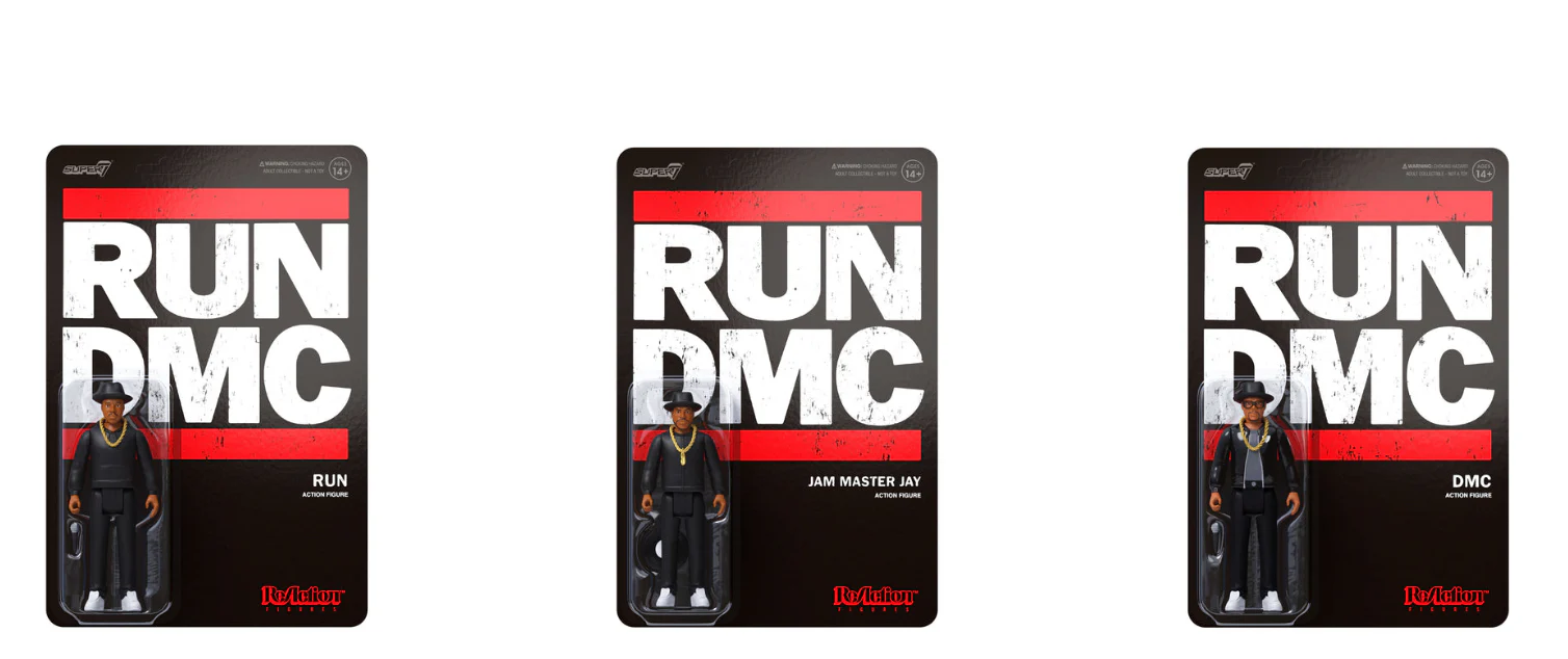 RUN DMC WAVE 2 REACTION FIGURES SET OF 3 - Image 3