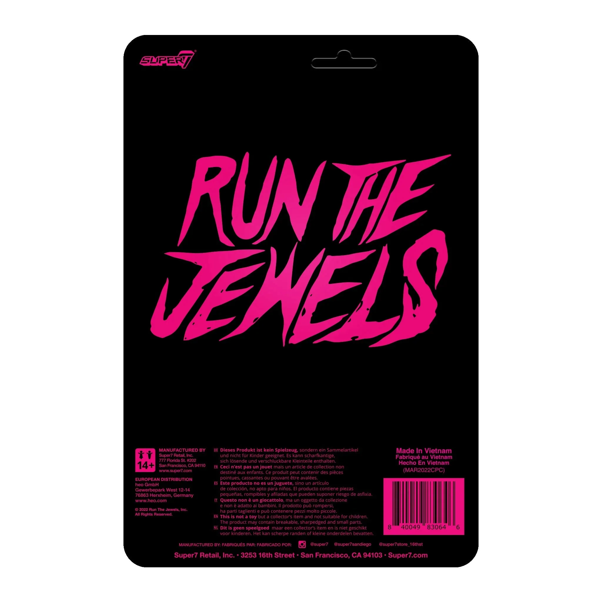 RUN THE JEWELS - DANGEROUS KILLER MIKE AND EL-P REACTION FIGURES 2-PACK - Image 5