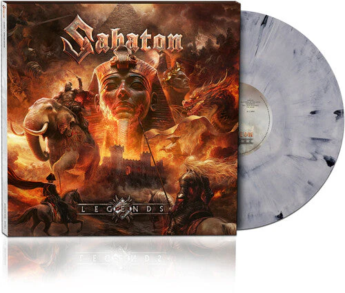 SABATON 'LEGENDS' LP (Templars Edition, White Marbled Vinyl)