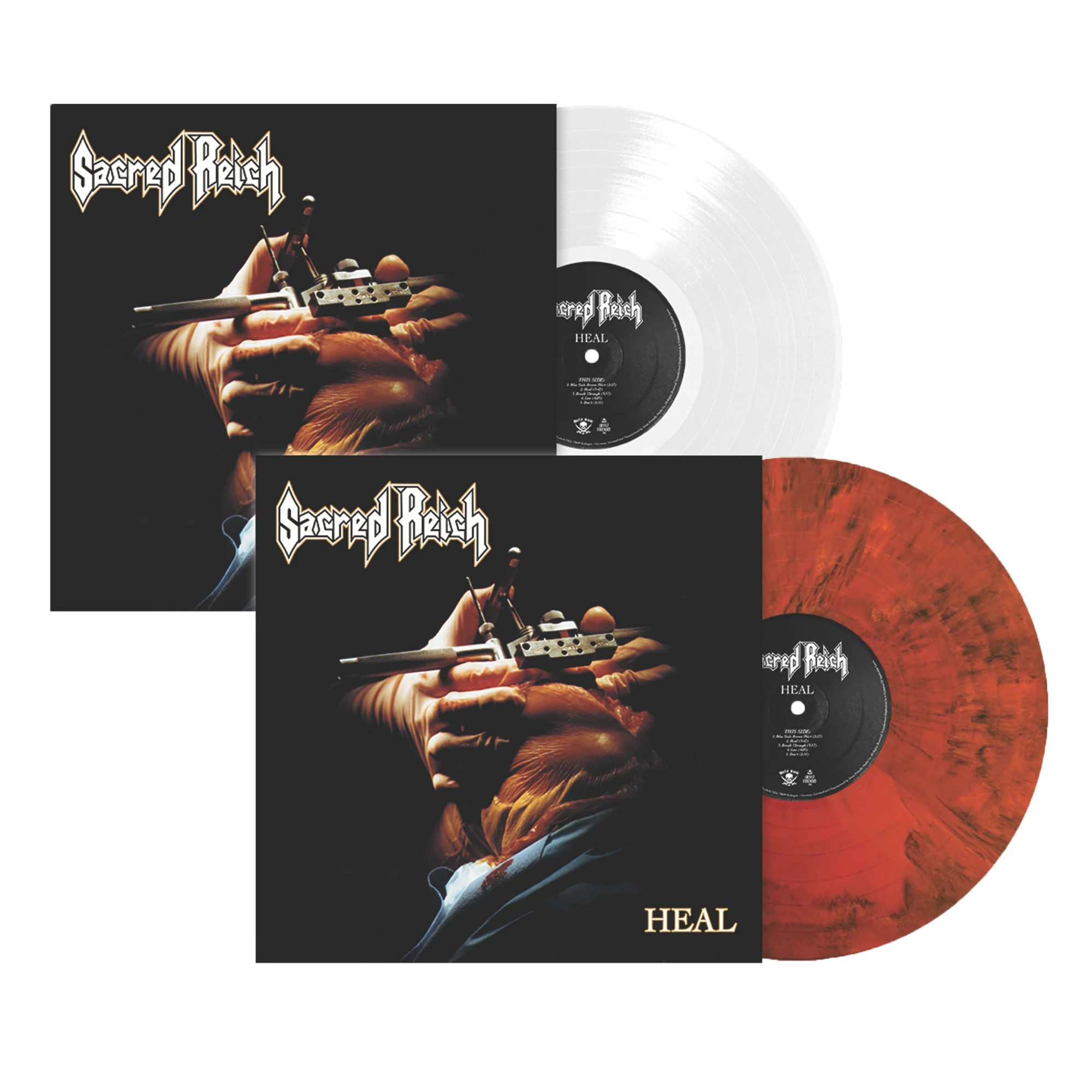 SACRED REICH ‘HEAL’ LP - EXCLUSIVE - LTD. 250 - VARIOUS COLORS - Image 4