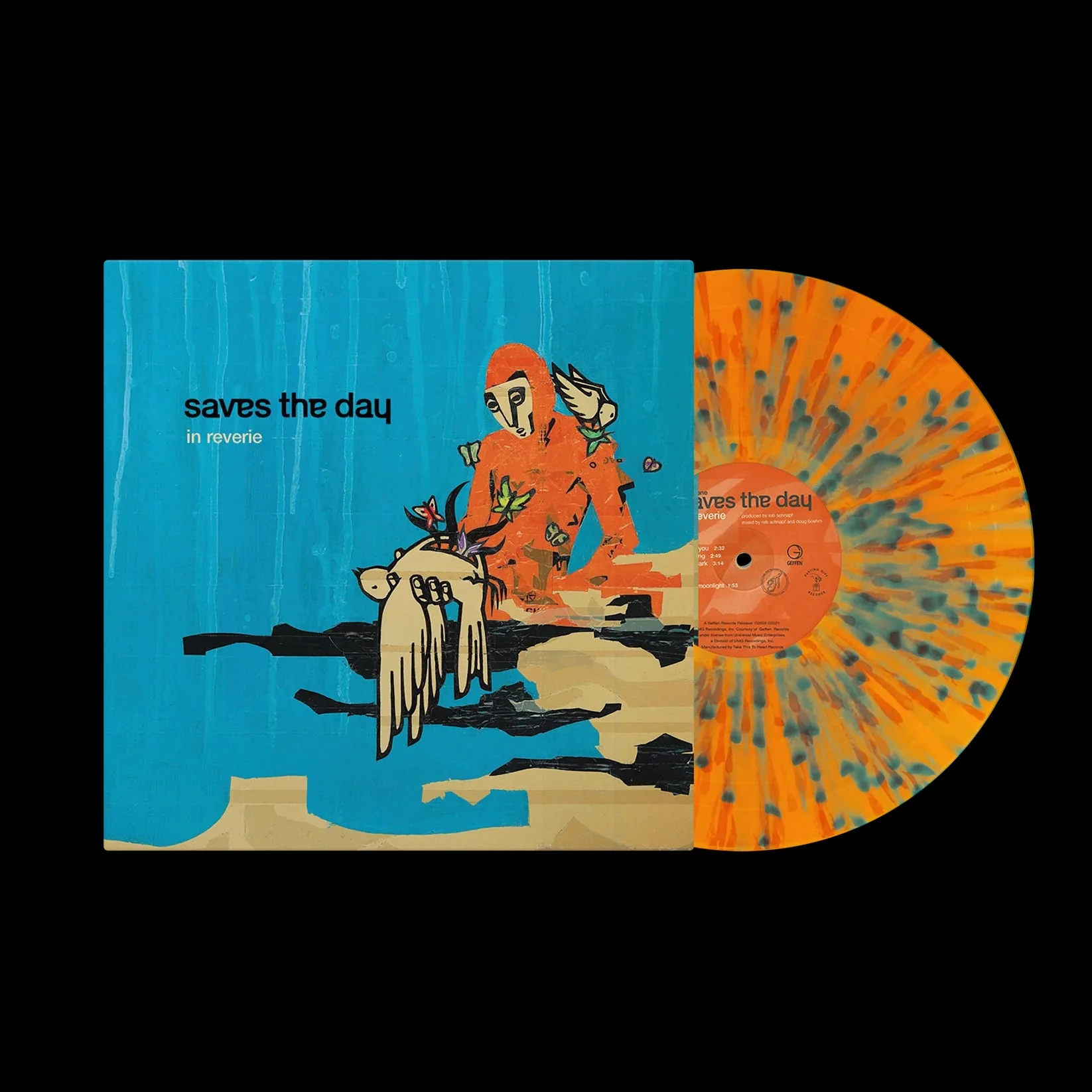 SAVES THE DAY 'IN REVERIE' LP - ORANGE CRUSH/TANGERINE/BABY BLUE/SPLATTER