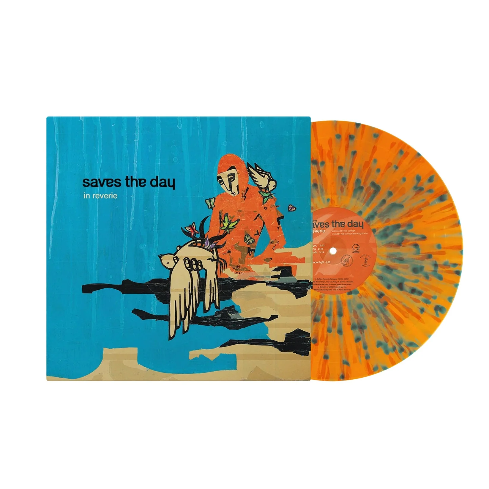 SAVES THE DAY 'IN REVERIE' LP - ORANGE CRUSH/TANGERINE/BABY BLUE/SPLATTER - Image 2