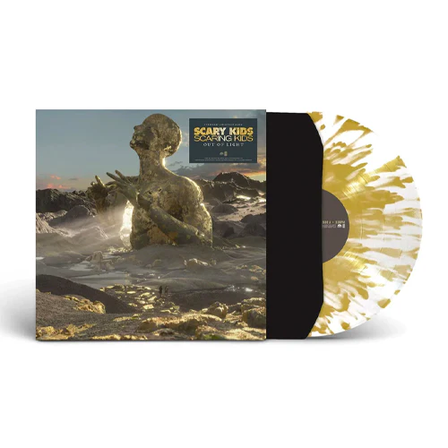 SCARY KIDS SCARING KIDS 'OUT OF LIGHT' LP - EXCLUSIVE - LTD. 350 - WHITE/GOLD/SPLATTER