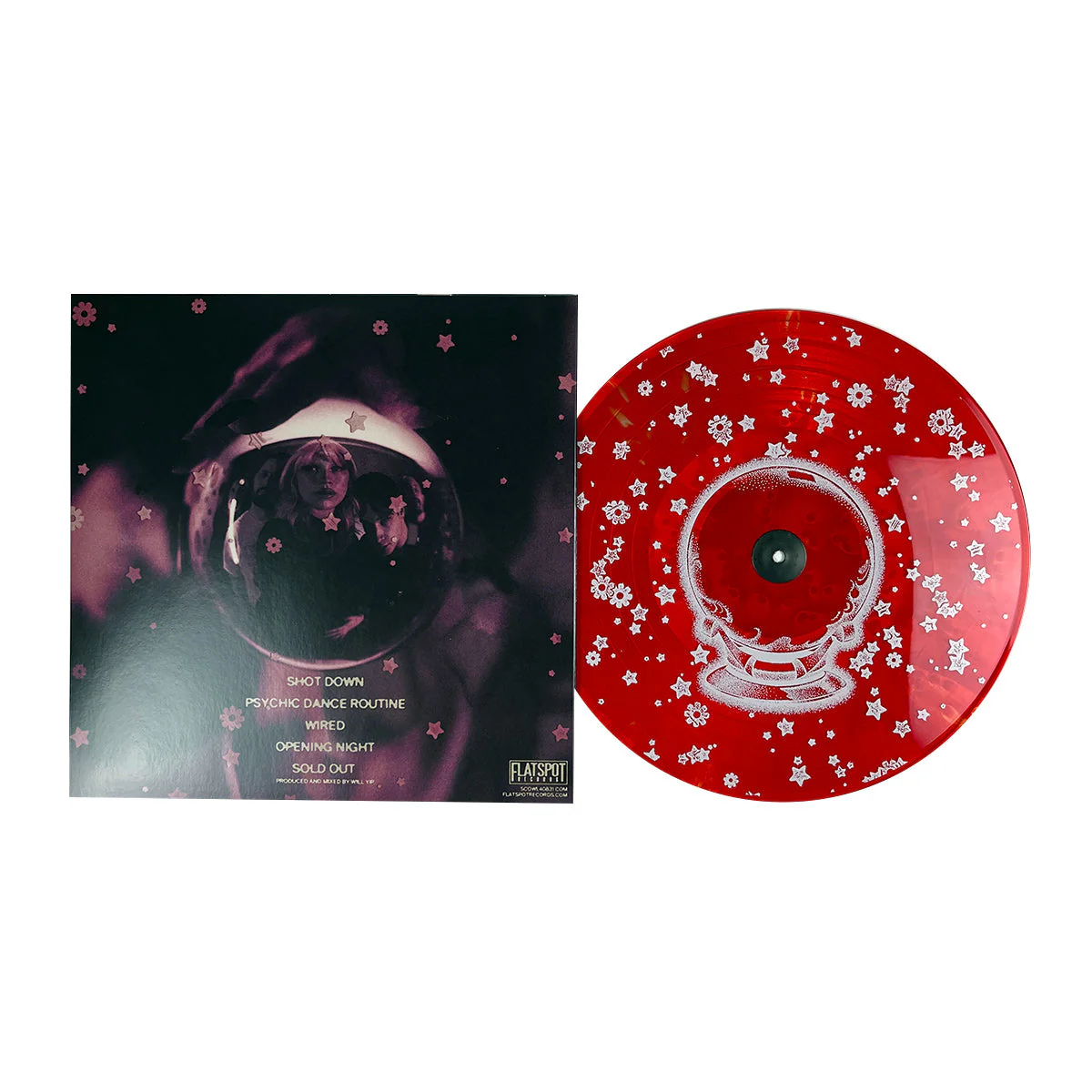 SCOWL ‘PSYCHIC DANCE ROUTINE’ EP - EXCLUSIVE - LTD. 600 - CLEAR/RED/CLOUDY/SCREEN PRINTED - Image 2