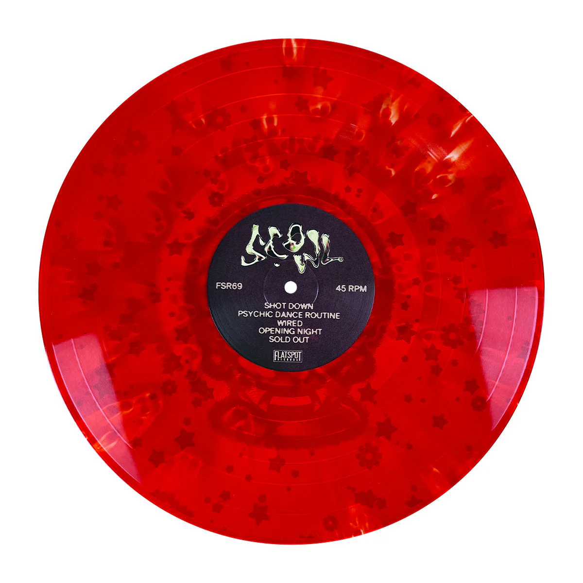 SCOWL ‘PSYCHIC DANCE ROUTINE’ EP - EXCLUSIVE - LTD. 600 - CLEAR/RED/CLOUDY/SCREEN PRINTED - Image 3
