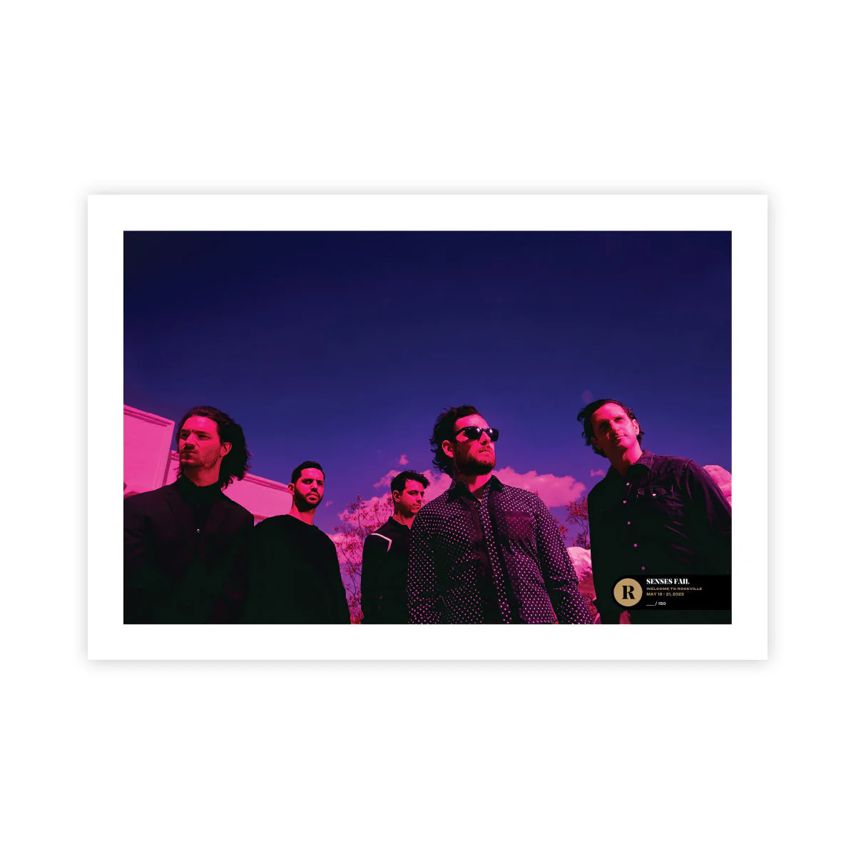 SENSES FAIL X WELCOME TO ROCKVILLE 2023 LIMITED EDITION SIGNED POSTER - Image 2