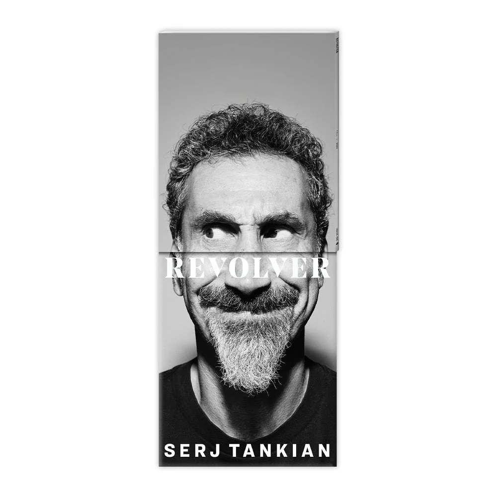SERJ TANKIAN X REVOLVER BUNDLE - REVOLVER FALL 2024 ISSUE IN NUMBERED SLIPCASE W/ SIGNED 8"X10" & ‘FOUNDATIONS’ EP - EXCLUSIVE - LTD. 500 - DARK BLUE MARBLE/ETCHED - Image 4