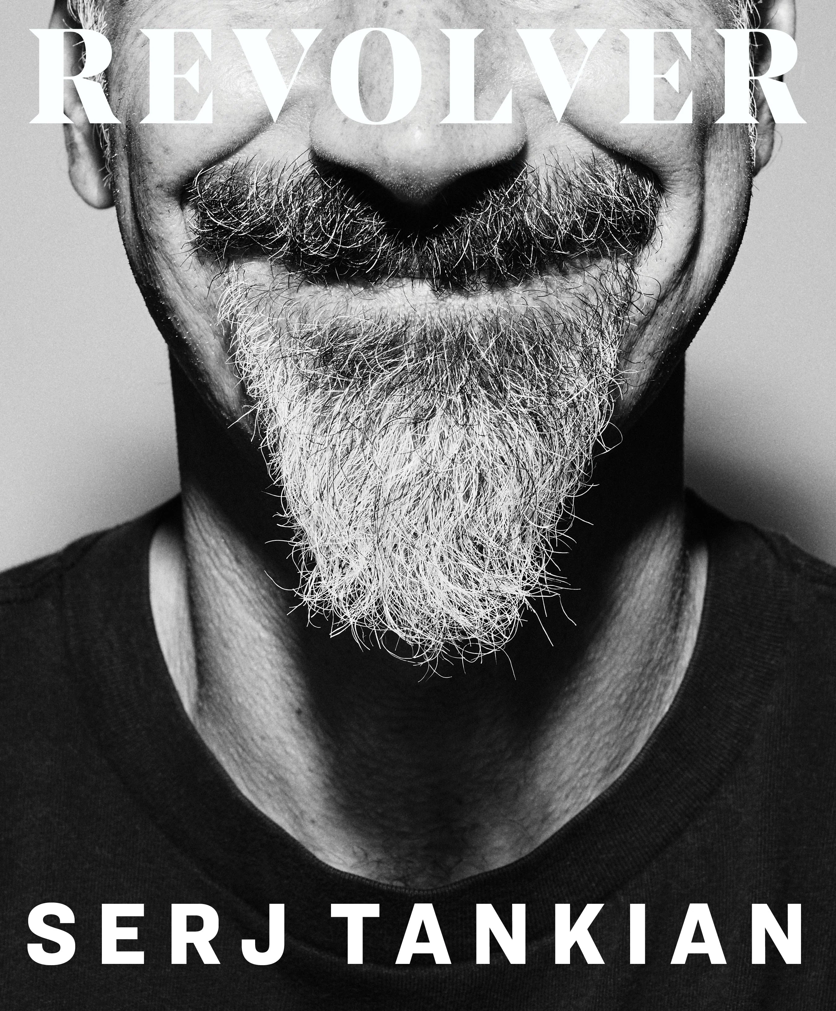 SERJ TANKIAN X REVOLVER BUNDLE - REVOLVER FALL 2024 ISSUE IN NUMBERED SLIPCASE W/ SIGNED 8"X10" & ‘FOUNDATIONS’ EP - EXCLUSIVE - LTD. 500 - DARK BLUE MARBLE/ETCHED - Image 5