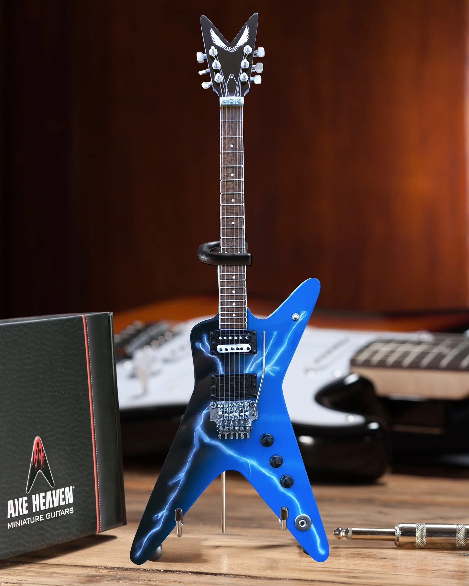 SET OF 3 HANDCRAFTED DEAN DIMEBAG SIGNATURE PANTERA ML MINI GUITAR MODELS - Image 2