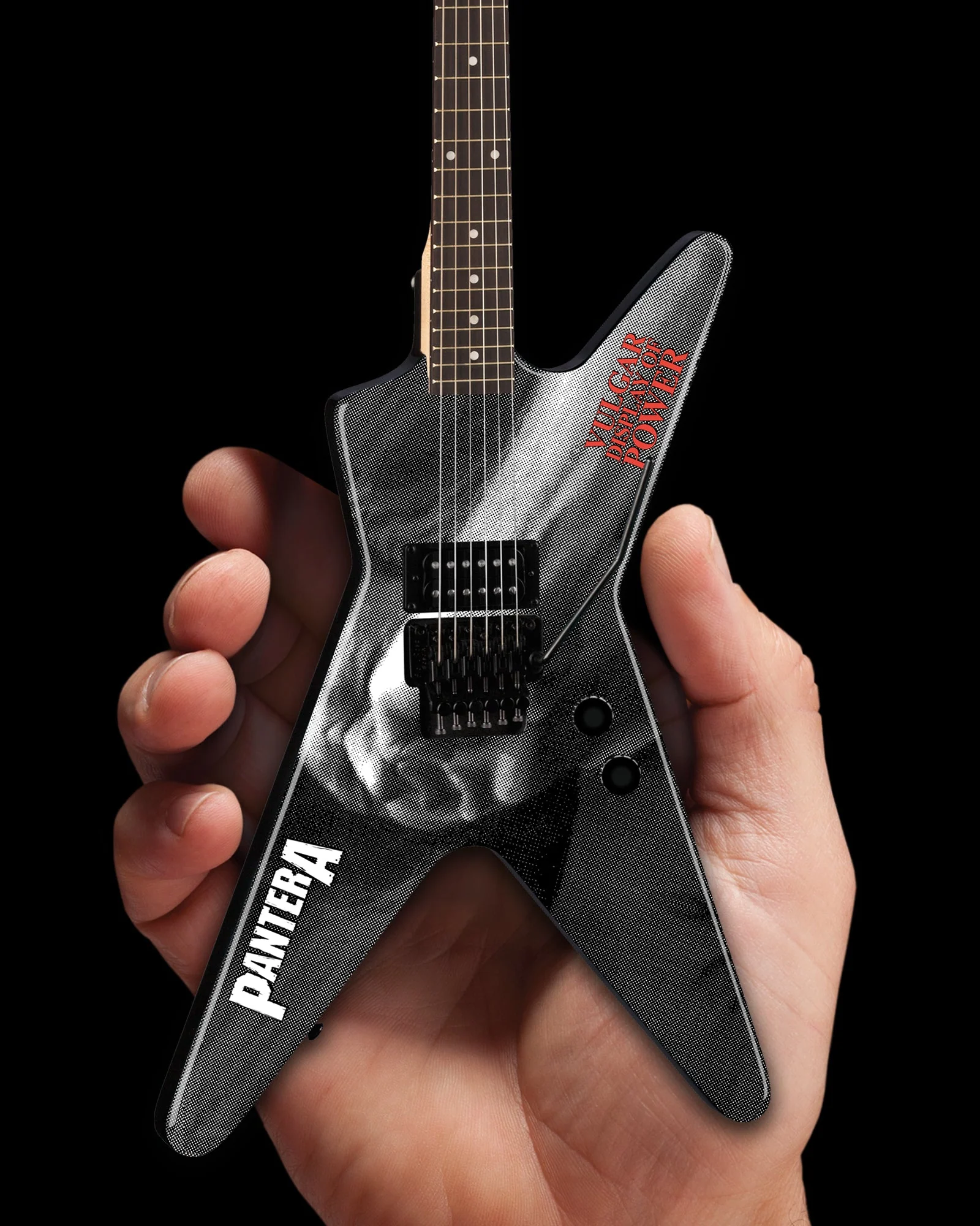 SET OF 3 HANDCRAFTED DEAN DIMEBAG SIGNATURE PANTERA ML MINI GUITAR MODELS - Image 9
