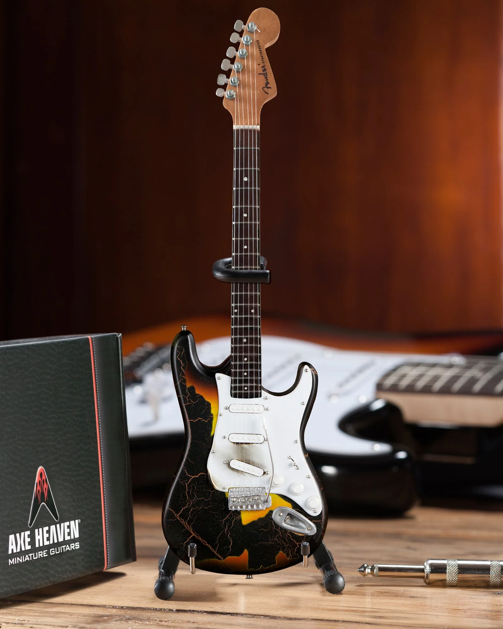 SET OF 3 SIGNATURE JIMI HENDRIX FENDER™ STRATOCASTER™ MINI GUITARS - Image 3