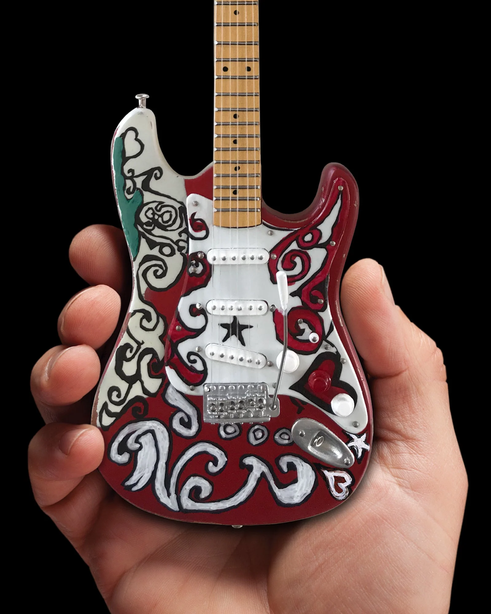 SET OF 3 SIGNATURE JIMI HENDRIX FENDER™ STRATOCASTER™ MINI GUITARS - Image 6