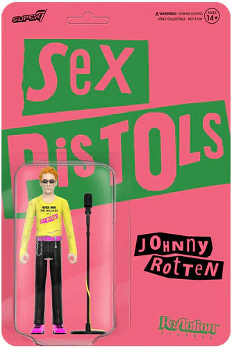 SEX PISTOLS REACTION WAVE 2 - JOHNNY ROTTEN (NEVER MIND THE BOLLOCKS) ACTION FIGURE