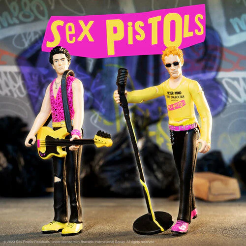SEX PISTOLS REACTION WAVE 2 - SID VICIOUS & JOHNNY ROTTEN (NEVER MIND THE BOLLOCKS) ACTION FIGURE SET - Image 2