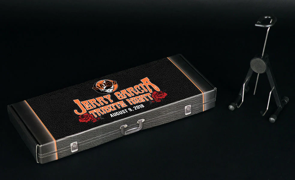 SF GIANTS 2018 JERRY GARCIA NIGHT LIMITED EDITION AND NUMBERED COLLECTIBLE MINI GUITAR - Image 5