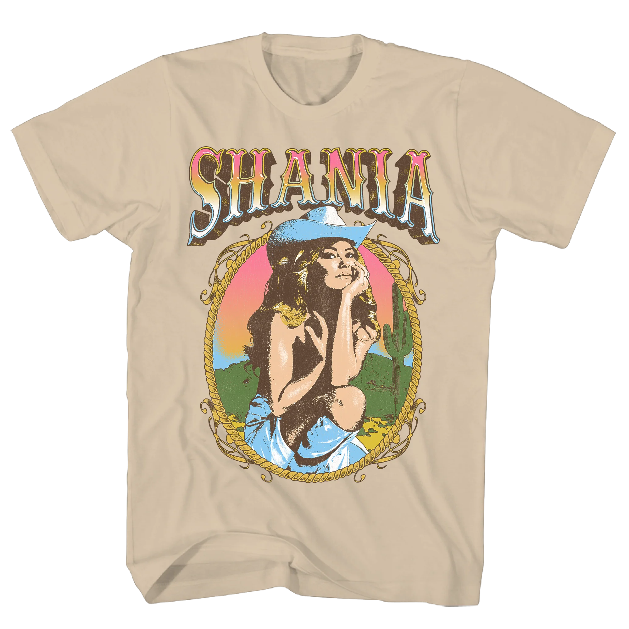 SHANIA TWAIN COWGIRL SAND T-SHIRT/S