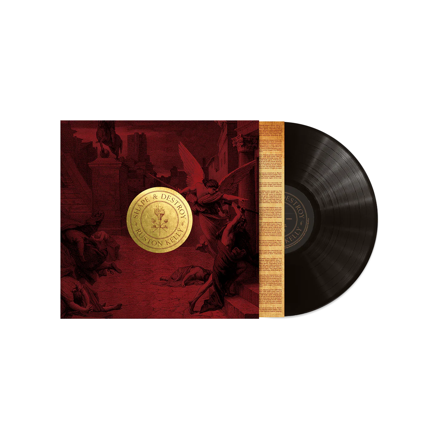 RUSTON KELLY 'SHAPE & DESTROY' LP (Black Vinyl)