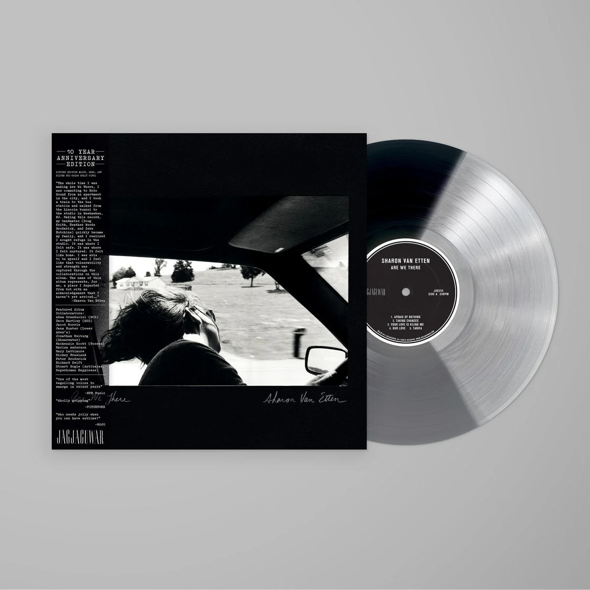 SHARON VAN ETTEN 'ARE WE THERE' 10TH ANNIVERSARY EDITION LP - DELUXE - BLACK/GREY/SILVER