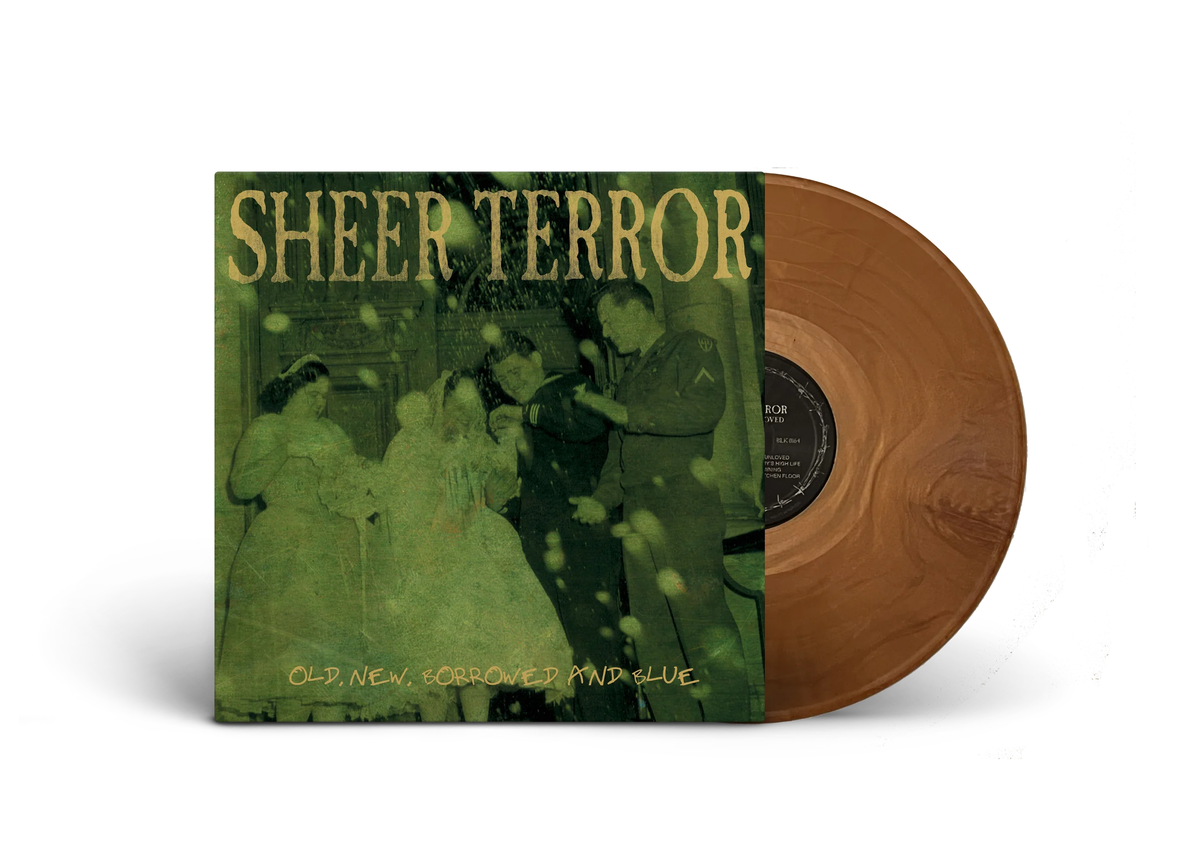 SHEER TERROR ‘OLD NEW BORROWED & BLUE’ LP - EXCLUSIVE - LTD. 200 - OPAQUE GOLD
