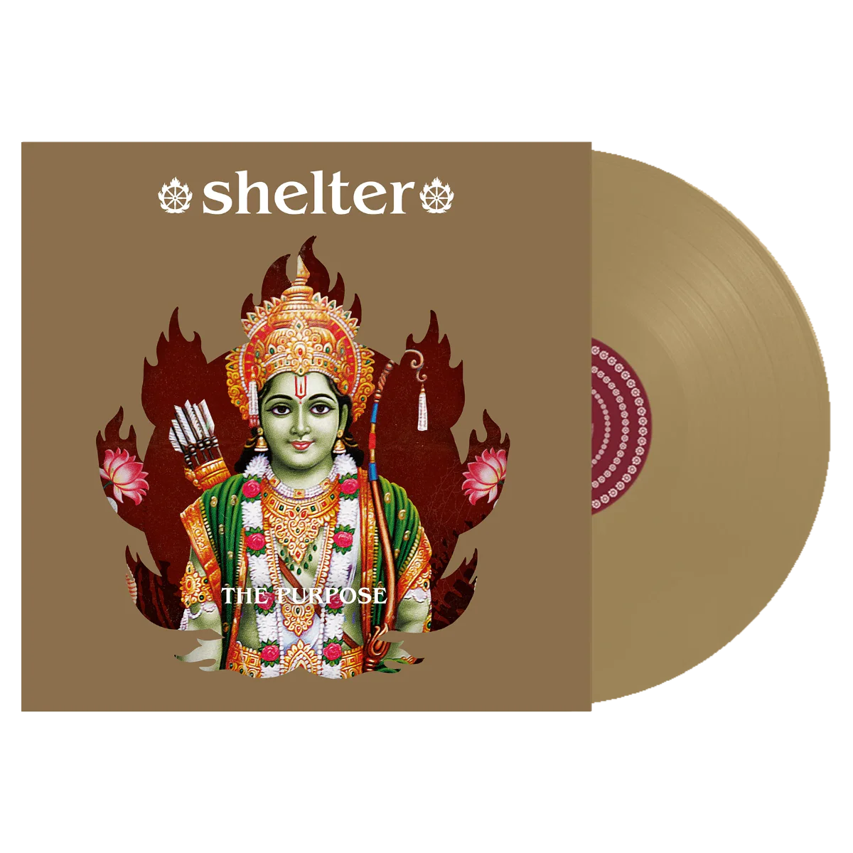 SHELTER 'THE PURPOSE, THE PASSION' LP - GOLD