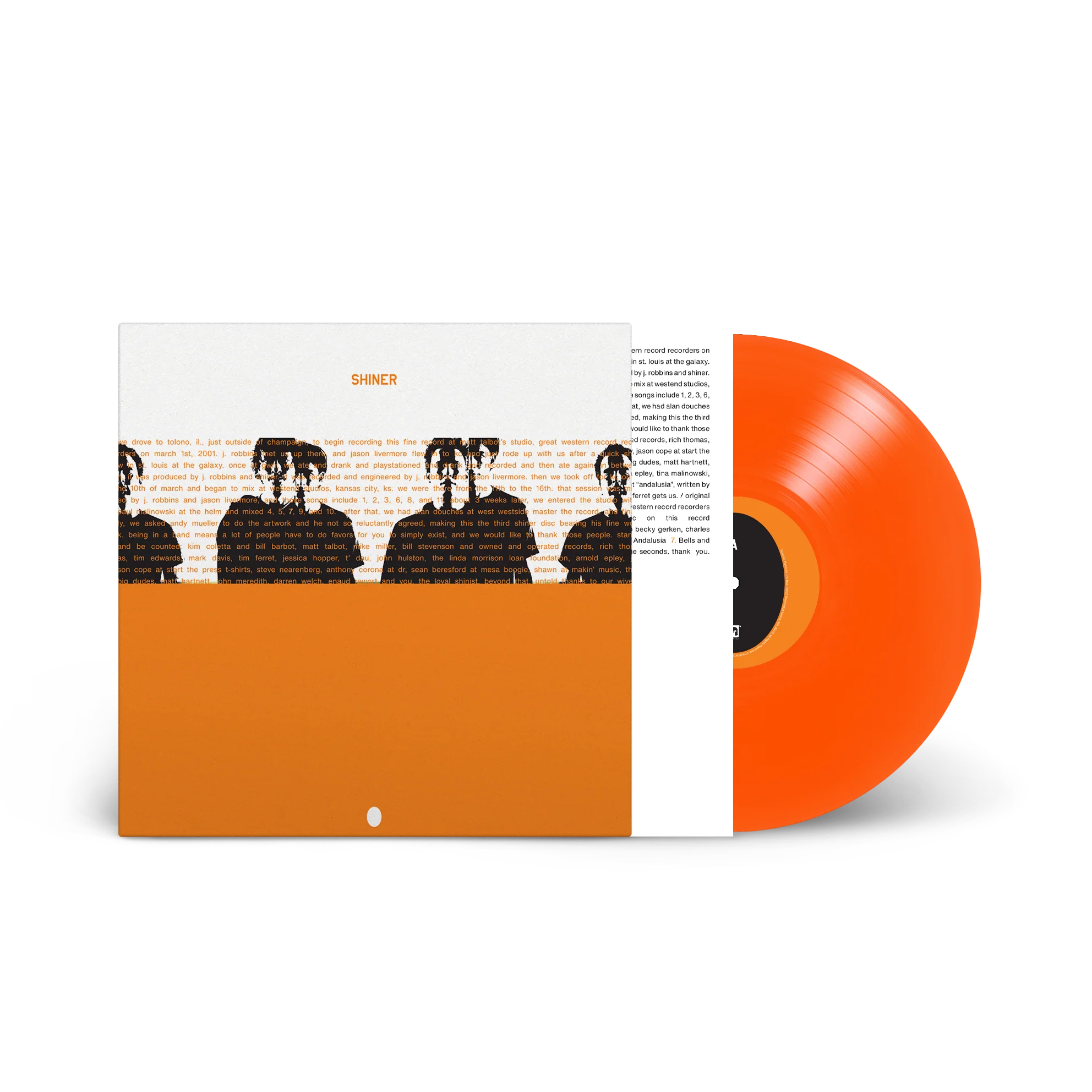 SHINER ‘THE EGG’ LP - EXCLUSIVE - LTD. 300 - TRANSPARENT ORANGE