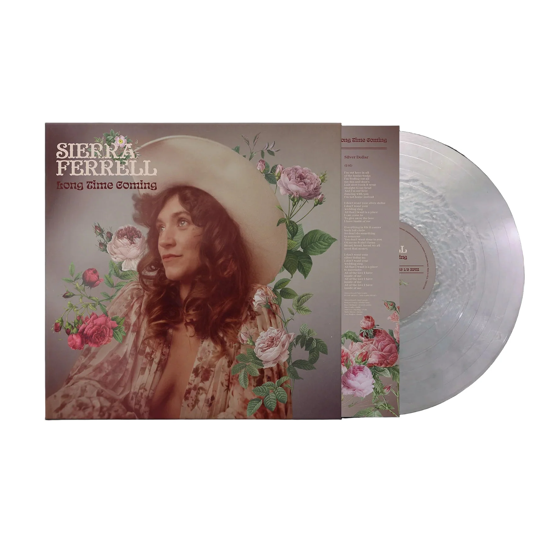 SIERRA FERRELL 'LONG TIME COMING' LP - LTD. EDITION - SILVER DOLLAR