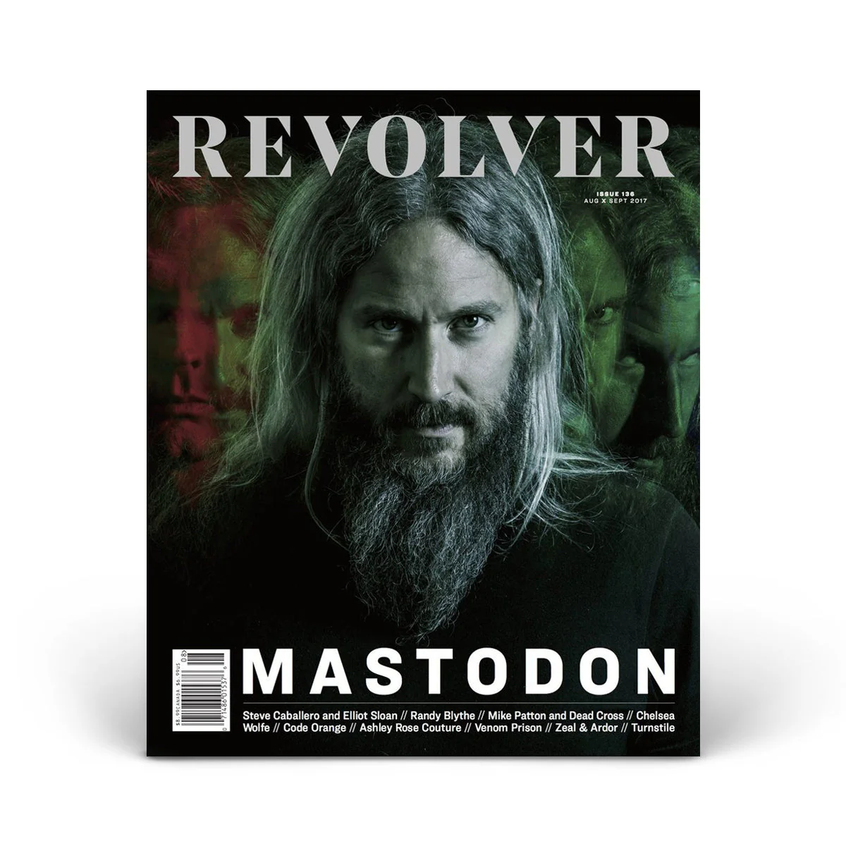REVOLVER AUG/SEPT 2017 ISSUE SILVER COLLECTOR’S EDITION FEATURING MASTODON ONLY 200 MADE - Image 3