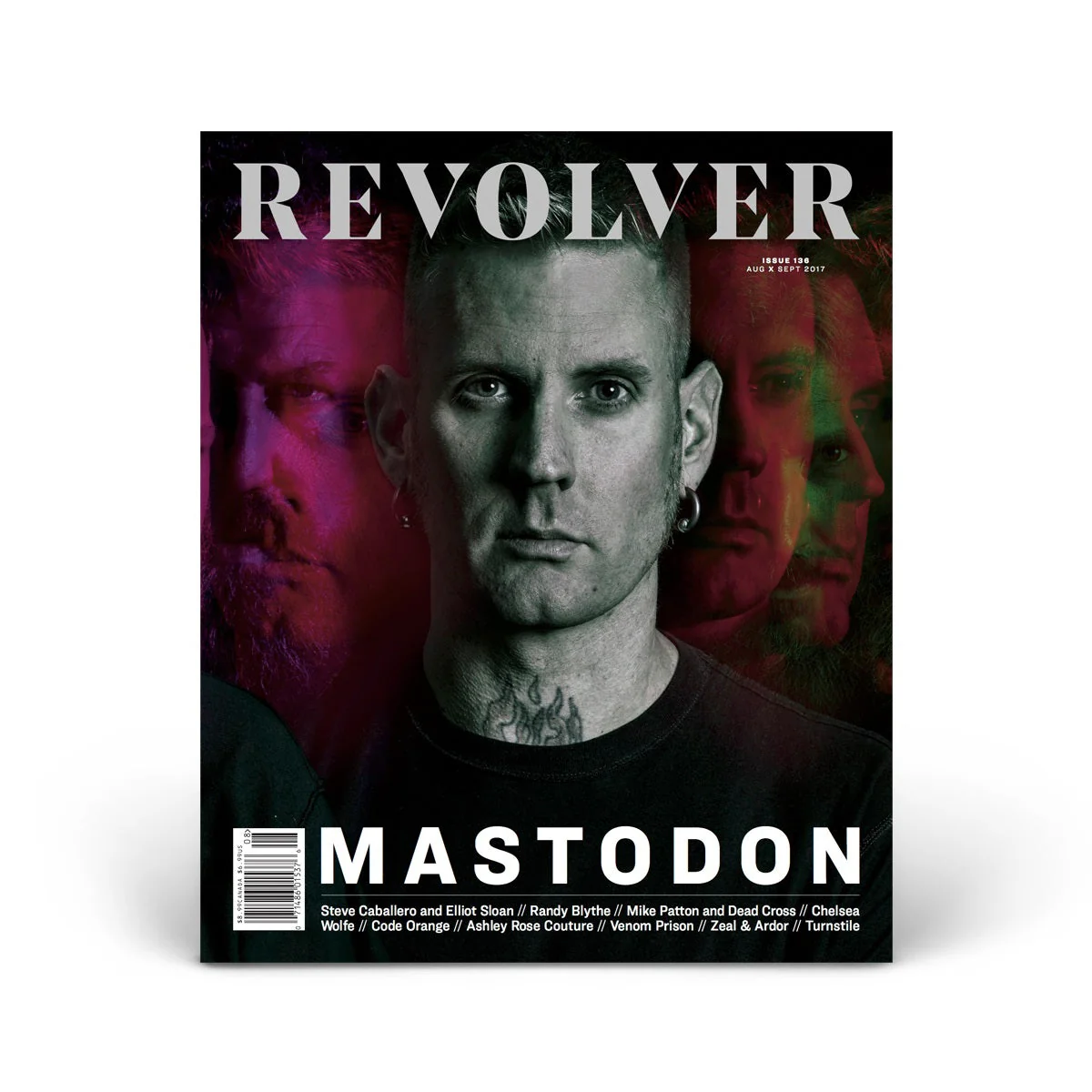 REVOLVER AUG/SEPT 2017 ISSUE SILVER COLLECTOR’S EDITION FEATURING MASTODON ONLY 200 MADE - Image 4