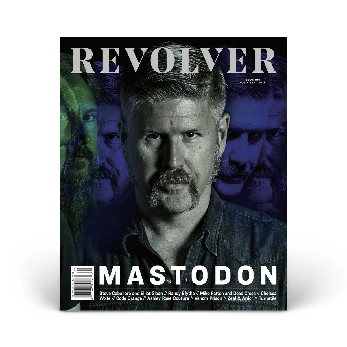 REVOLVER AUG/SEPT 2017 ISSUE SILVER COLLECTOR’S EDITION FEATURING MASTODON ONLY 200 MADE - Image 5