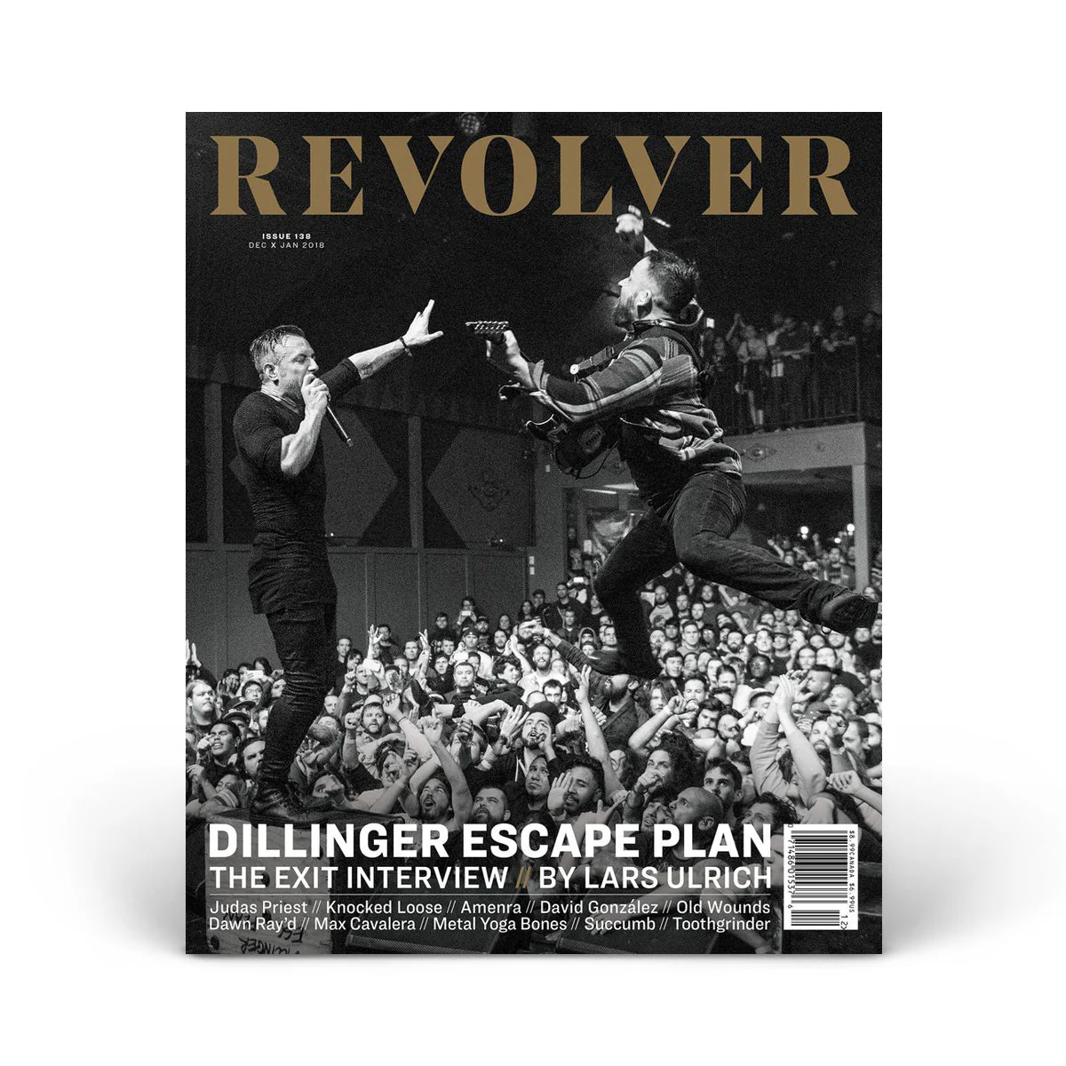 REVOLVER DEC/JAN 2018 ISSUE SILVER COLLECTOR’S SLIPCASE EDITION FEATURING DILLINGER ESCAPE PLAN - EXCLUSIVE - LTD. 200 - Image 3