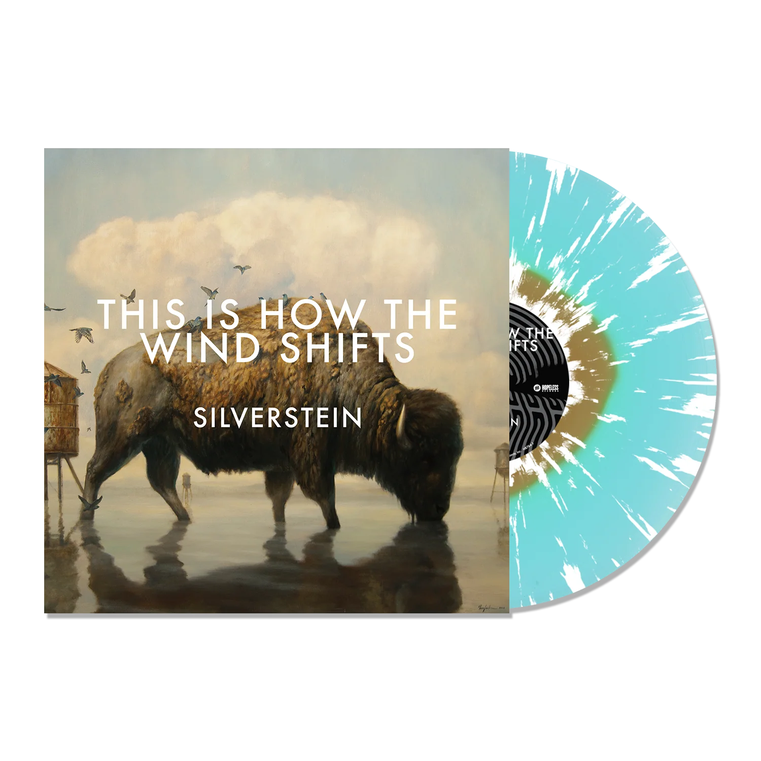 SILVERSTEIN ‘THIS IS HOW THE WIND SHIFTS’ LP - EXCLUSIVE - LTD. 350 - GOLD/BLUE/WHITE/SPLATTER