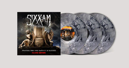 SIXX:A.M. 'PRAYERS FOR THE DAMNED & BLESSED' 3LP -DELUXE EDITION - SMOKE